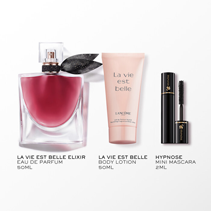 La Vie Est Belle Elixir 50ML + Losyon + Mini Maskara Yılbaşı Seti-3614274330618-077001a3